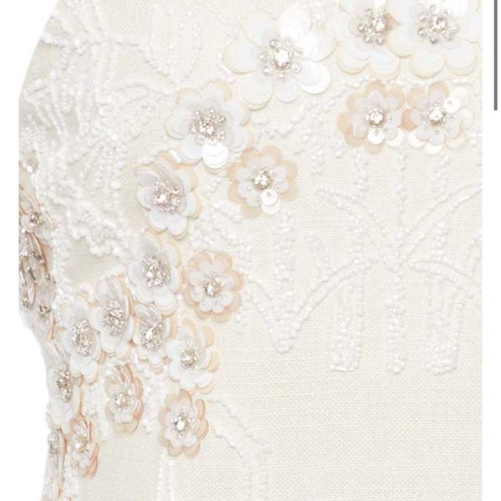 Valentino Beaded Floral Mini Dress - Picture 5 of 9